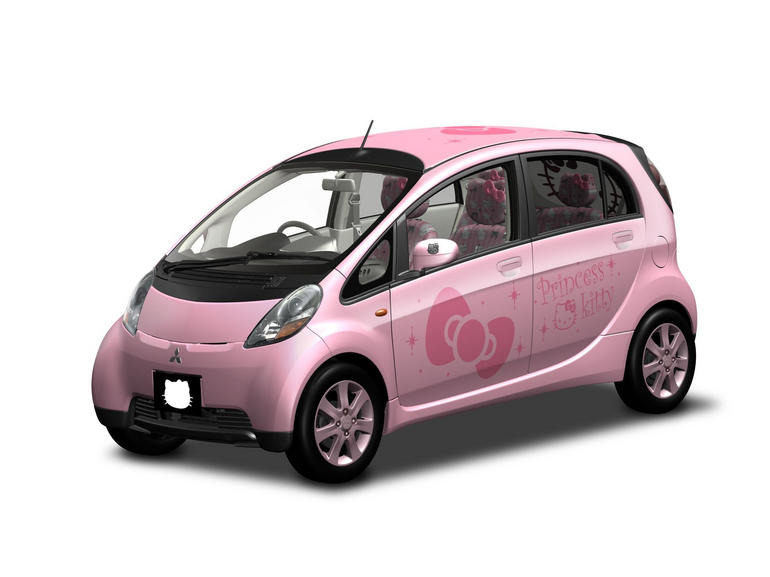本物 三菱 i レスポンス | のハローキティ特別仕様車、1台限定で販売 ミニカー
