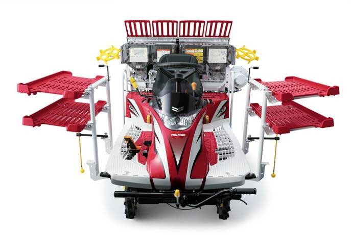 ヤンマー、赤と白が映える新型乗用田植機を発売…KEN OKUYAMA
