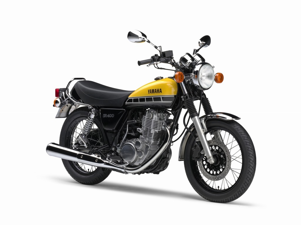 ヤマハ SR400、イエロータンク装備の創業60周年記念カラーを限定