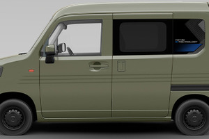 ホンダの新型軽EV『N-VAN e:』、純正アクセサリーの一部を先行公開…デカールなど 画像