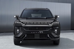 KGMのSUV『アクティオン』新型にハイブリッド、市街地は9割EV走行可能…韓国発売 画像