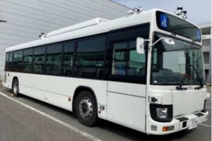 川崎市の自動運転バス実証実験、いすゞ『エルガ』を加え2台体制に…レベル4実現めざす 画像