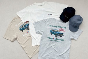 ジープと「アングリッド」がコラボ、限定プリントTシャツとロゴキャップ発売 画像