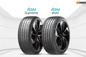 BMWの電動グランクーペ『i4』改良新型、ハンコックのEV専用タイヤ「iON」を純正採用 画像
