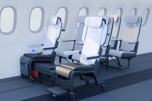 ジャパンモビリティショー2025にトヨタ紡織が出展、車いす一体型航空機シートなど展示予定 画像