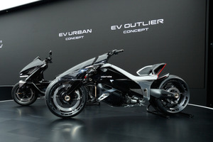 バイクの二輪駆動ついに実用化か!? 『レブル』よりも低いホンダ『アウトライヤー』の可能性に痺れる…ジャパンモビリティショー2025 画像