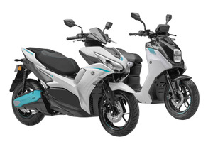 ヤマハ、インド市場に電動スクーター2モデルを投入、自社開発の「AEROX E」と協業モデル「EC-06」 画像