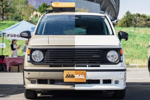 フリードがアメ車フェイスに大変身！ダムド『フリード アイソレーター』が初登場…DAMD PARTY 2025 画像