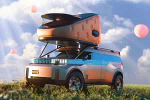 フィアット『ドルチェ・キャンパー』発表、ゆりかごのようなテントがポップアップ…サンパウロモーターショー2025 画像