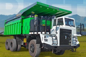 自動運転EV鉱山トラック「9M145E」発表、手動運転を上回る運用効率を実現…中国Breton 画像