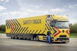 メルセデスベンツ、トラックとバス向け最新安全装備を公開…事故を防ぐテクノロジー 画像