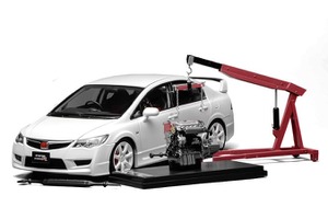 3代目ホンダ『シビック・タイプR』、1/18スケールダイキャストミニカー発売…ディスプレイエンジン付属 画像