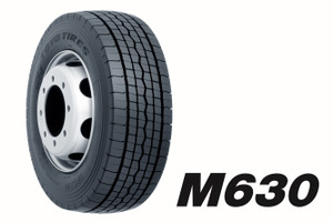 トーヨータイヤ、偏摩耗を61％低減した4軸低床トラック専用タイヤ「M630」発売へ 画像