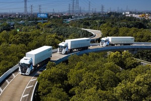 自動運転大型トラック量産へ、SANY×Pony.aiが第4世代モデル発表…1+4隊列走行で輸送コスト29%削減 画像