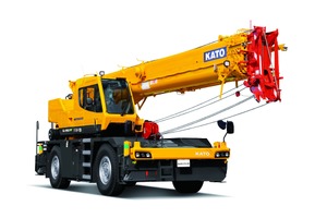 加藤製作所、新世代ラフテレーンクレーン「SL-250RV」発売…油圧伸縮起伏ジブ採用 画像