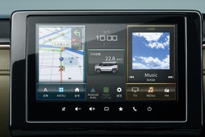 スズキ『クロスビー』改良新型、パイオニア製カーナビ設定…9インチHD画面でスマホ連携対応 画像