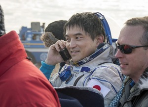 帰還した大西宇宙飛行士