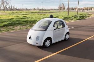 グーグルが自社開発した自動運転車のプロトタイプ(資料画像)