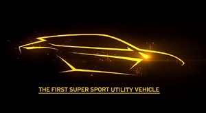 ランボルギーニの新型SUV、ウルスの予告スケッチ