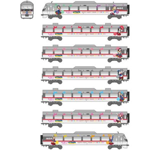西武鉄道は「ラブライブ!サンシャイン!!」のスタンプラリーを実施。ラッピング列車(画像)も運行される。