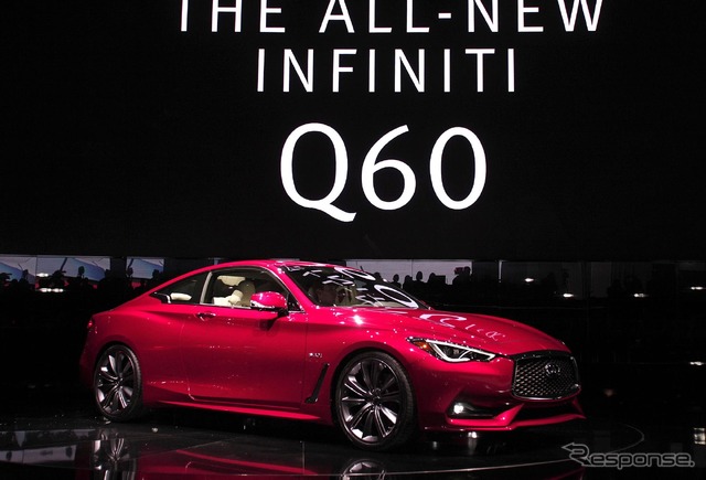 新型インフィニティQ60(デトロイトモーターショー16)
