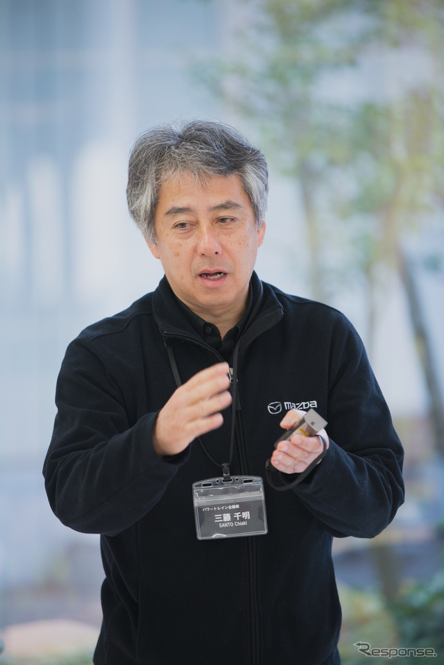 パワートレイン開発本部パワートレイン企画部の三藤(さんとう)千明氏