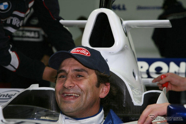 ザナルディがF1マシン操縦