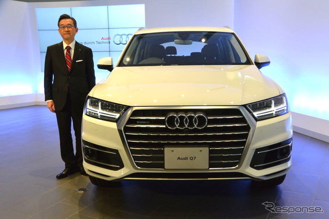 アウディ Q7 新型発表会