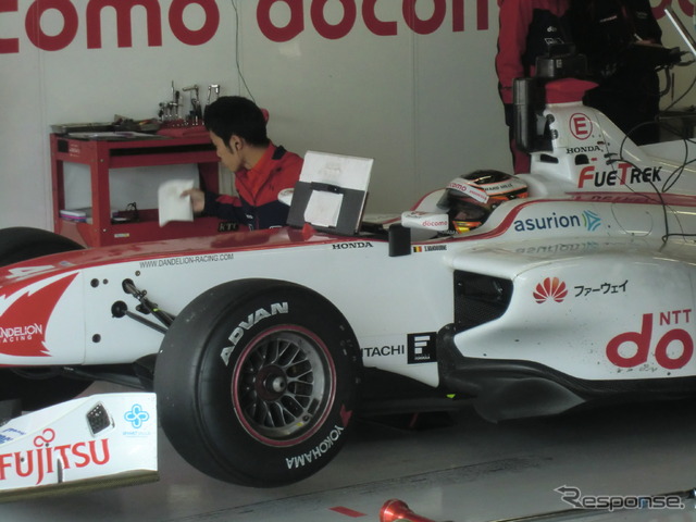 2015年GP2王者バンドーンは、11月末の鈴鹿テストにダンディライアン・ホンダから参加した。