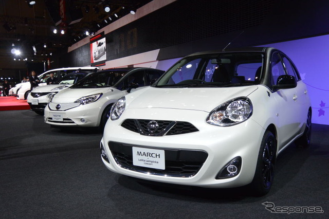 日産 ロリータレンピカ とのコラボモデル3車種を公開(東京オートサロン16)