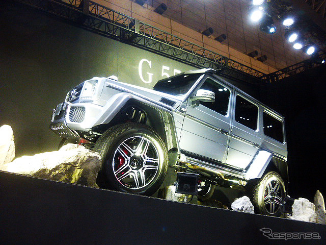『G 550 4x4 2』を国内で初公開したメルセデス・ベンツ日本(東京オートサロン2016/1月15日/幕張メッセ)