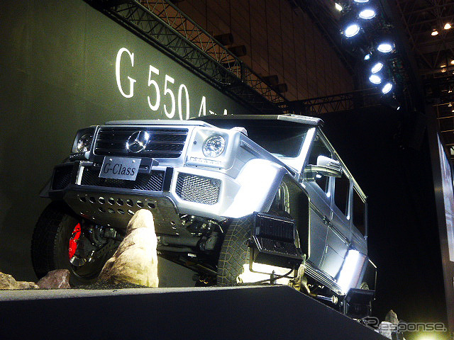 『G 550 4x4 2』を国内で初公開したメルセデス・ベンツ日本(東京オートサロン2016/1月15日/幕張メッセ)