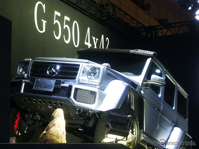 『G 550 4x4 2』を国内で初公開したメルセデス・ベンツ日本(東京オートサロン2016/1月15日/幕張メッセ)
