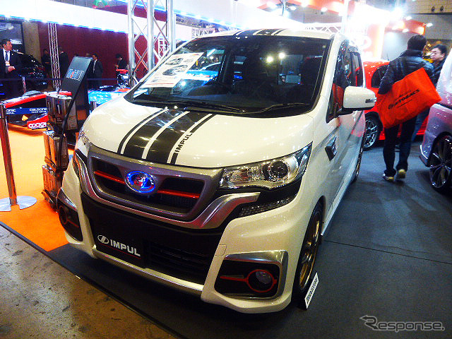 2014・2015年式車をベースとした2016年モデルを4台(IMPUL X-TRAIL、IMPUL DAYZ、IMPUL DAYZ ROOX)を公開したホシノインパル
