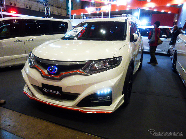 2014・2015年式車をベースとした2016年モデルを4台(IMPUL X-TRAIL、IMPUL DAYZ、IMPUL DAYZ ROOX)を公開したホシノインパル
