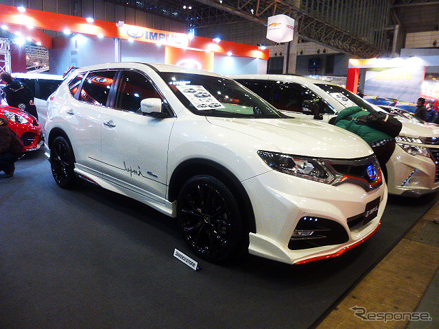 2014・2015年式車をベースとした2016年モデルを4台(IMPUL X-TRAIL、IMPUL DAYZ、IMPUL DAYZ ROOX)を公開したホシノインパル