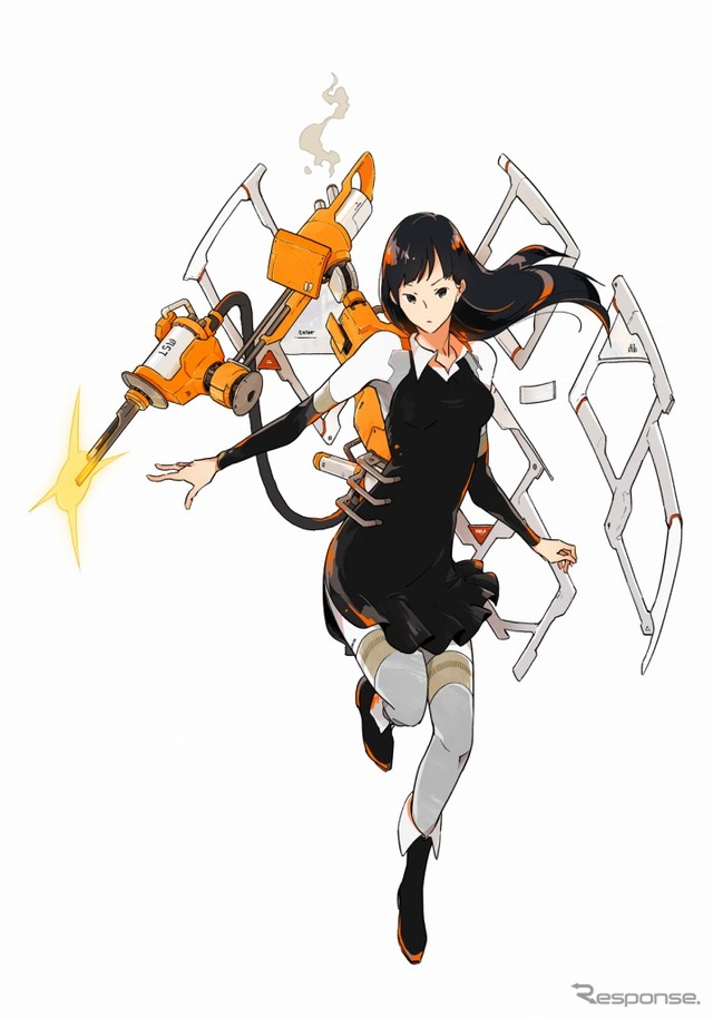 高剛性ボディイラストレーション:uki声優:種田梨沙