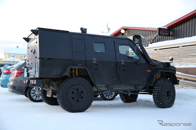 メルセデスベンツ LAPV(Light Armored Patrol Vehicle)スクープ写真