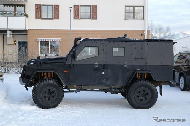メルセデスベンツ LAPV(Light Armored Patrol Vehicle)スクープ写真