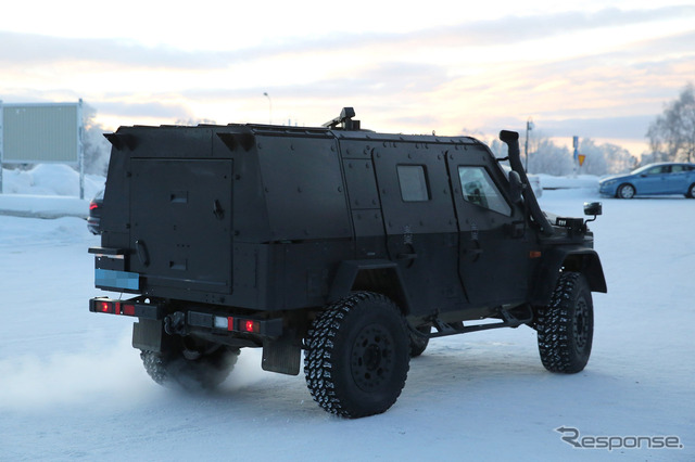 メルセデスベンツ LAPV(Light Armored Patrol Vehicle)スクープ写真