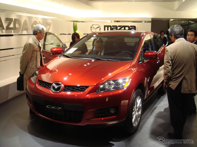 マツダ CX-7 先行展示…写真蔵