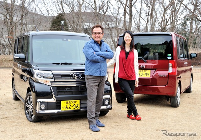 モータージャーナリスト西川淳氏とまるも亜希子氏
