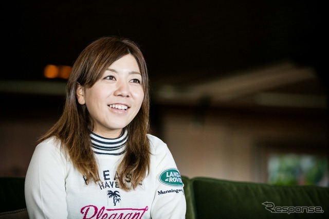ランドローバーの新ブランドアンバサダーに就任した宮里美香選手