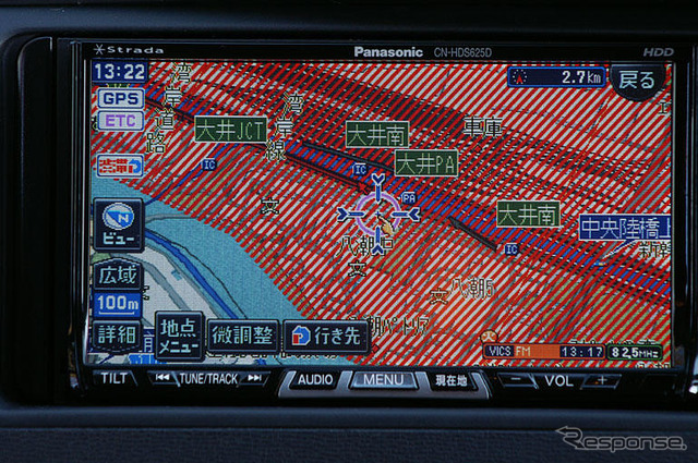 【最新カーナビ徹底ガイド2006秋冬】パナソニック CN-HDS625TD…普及機でも地デジを標準装備