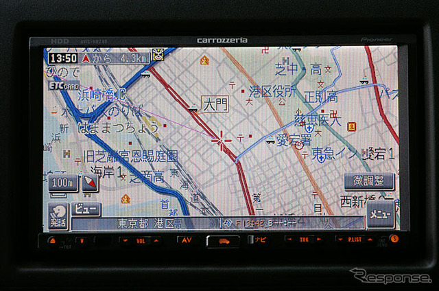 【最新カーナビ徹底ガイド2006秋冬】パイオニア AVIC-HRZ88G…楽ラク操作で本格ナビ性能