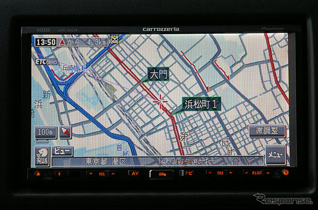 【最新カーナビ徹底ガイド2006秋冬】パイオニア AVIC-HRZ88G…楽ラク操作で本格ナビ性能
