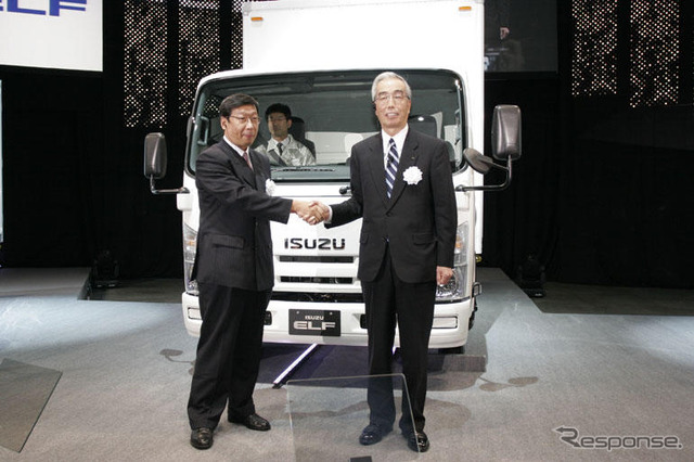 【いすゞ エルフ 新型発表】世界に通用、700プロジェクト第一弾