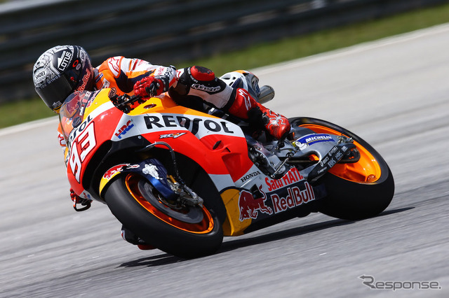 Repsol Honda Teamのマルク・マルケス。