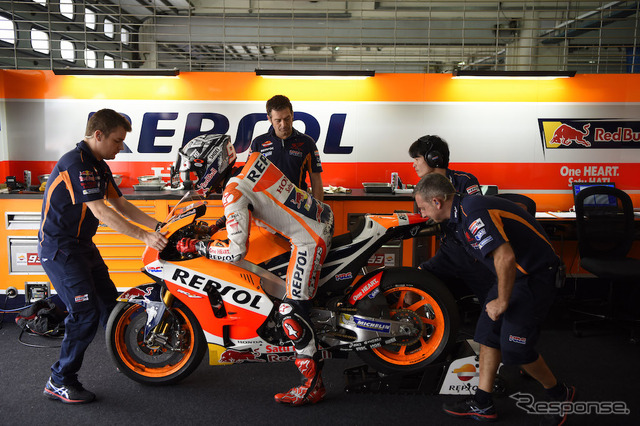 Repsol Honda Teamのマルク・マルケス。