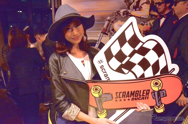 ドゥカティ スクランブラー2016 フルコレクションローンチパーティ。2月4日ロイヤルガーデンカフェ(東京・青山)。